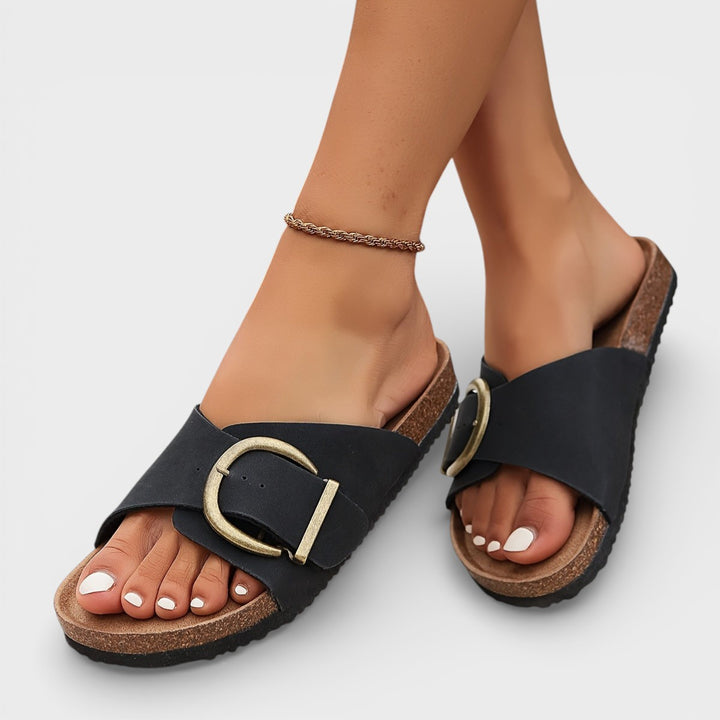 Sandalias Bio Hebillas Mujer Cómodas