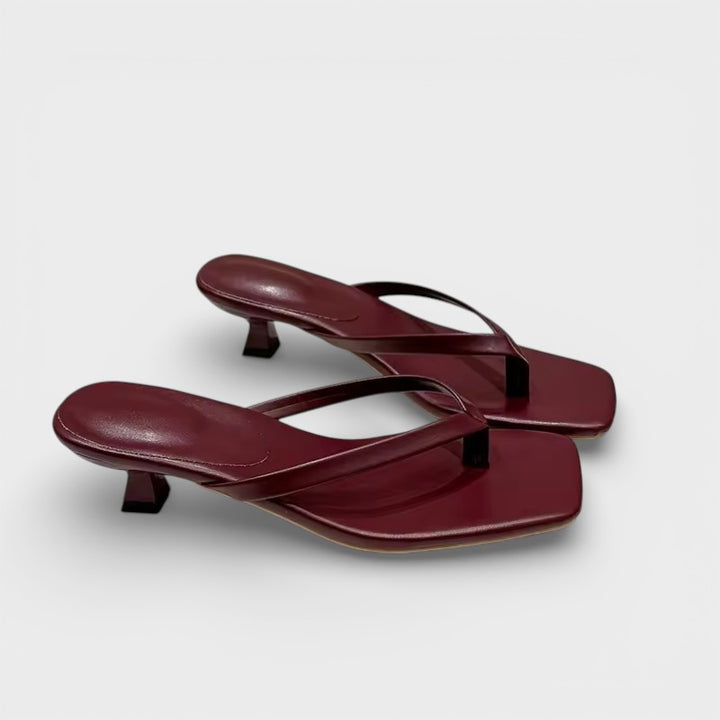 Sandalias Cómodas Tacón Bajo Mujer