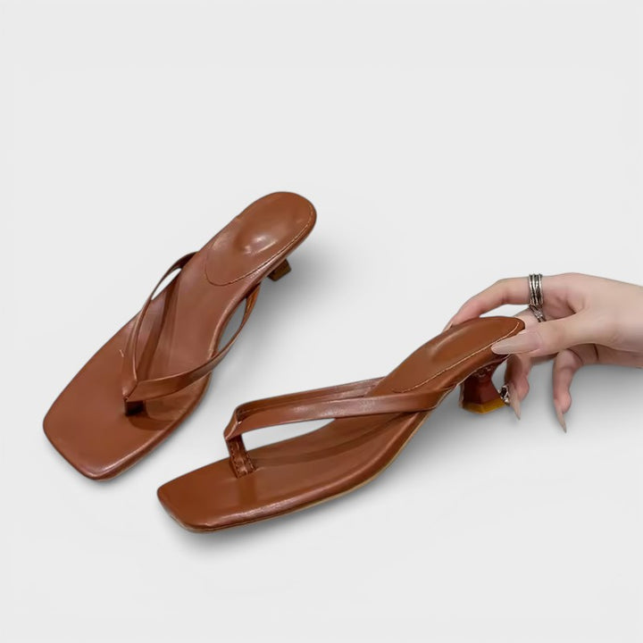 Sandalias Cómodas Tacón Bajo Mujer