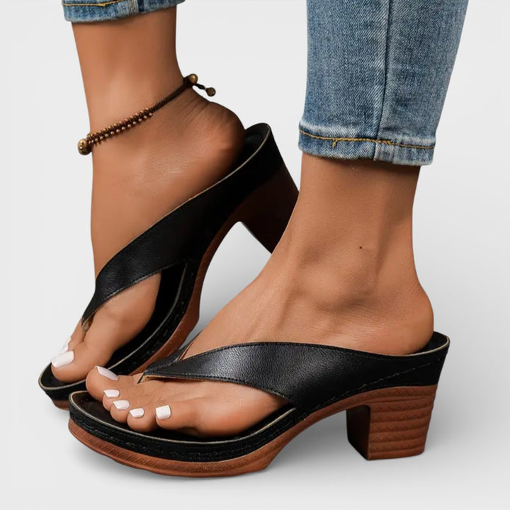 Sandalias Ortopédicas Tacón Bajo Mujer