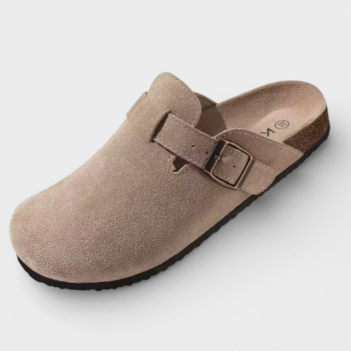 Zuecos Mujer Suela Corcho Hebilla