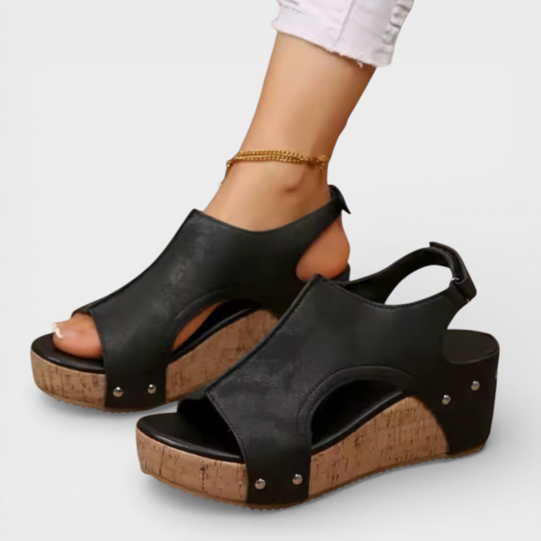Sandalias Cuña Plataforma Mujer