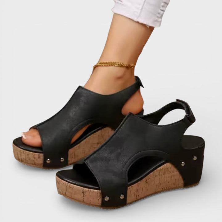 Sandalias Cuña Plataforma Mujer