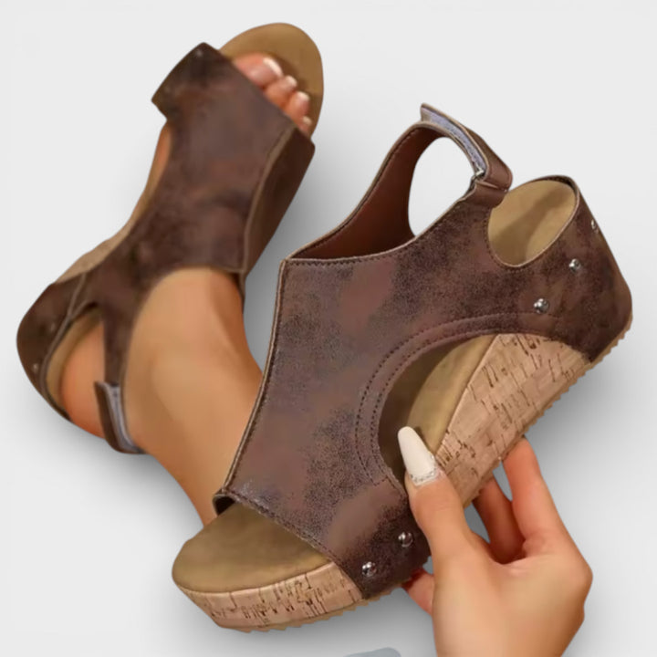 Sandalias Cuña Plataforma Mujer