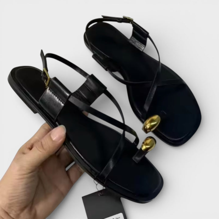 Sandalias Planas Mujer Correa Cruzada