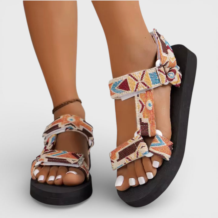 Sandalias Plataforma Mujer Tiras Verano