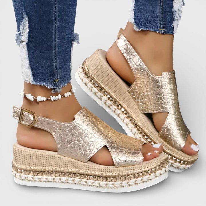 Sandalias Cómodas Mujer Cuña