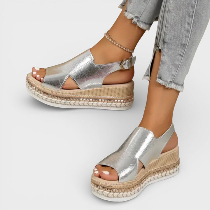 Sandalias Cómodas Mujer Cuña