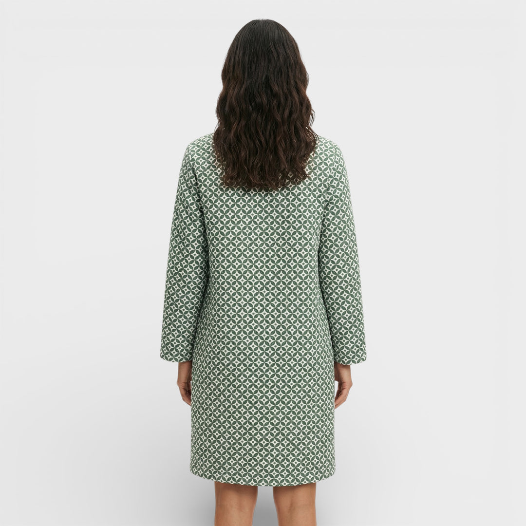 Vestido Mini Vintage Manga 3/4