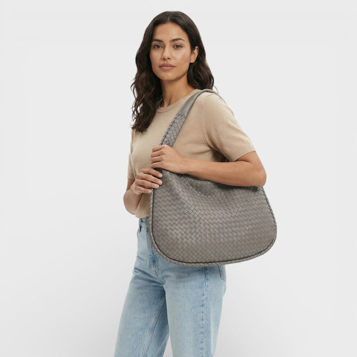 Bolso Tote Texturizado Grande Mujer