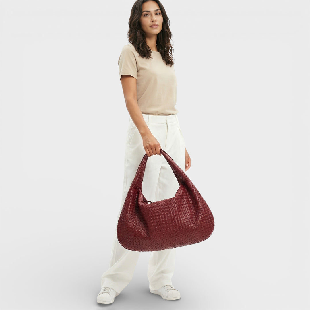 Bolso Tote Texturizado Grande Mujer