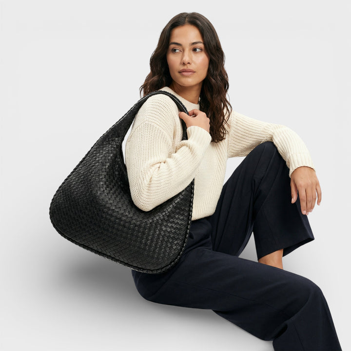 Bolso Tote Texturizado Grande Mujer