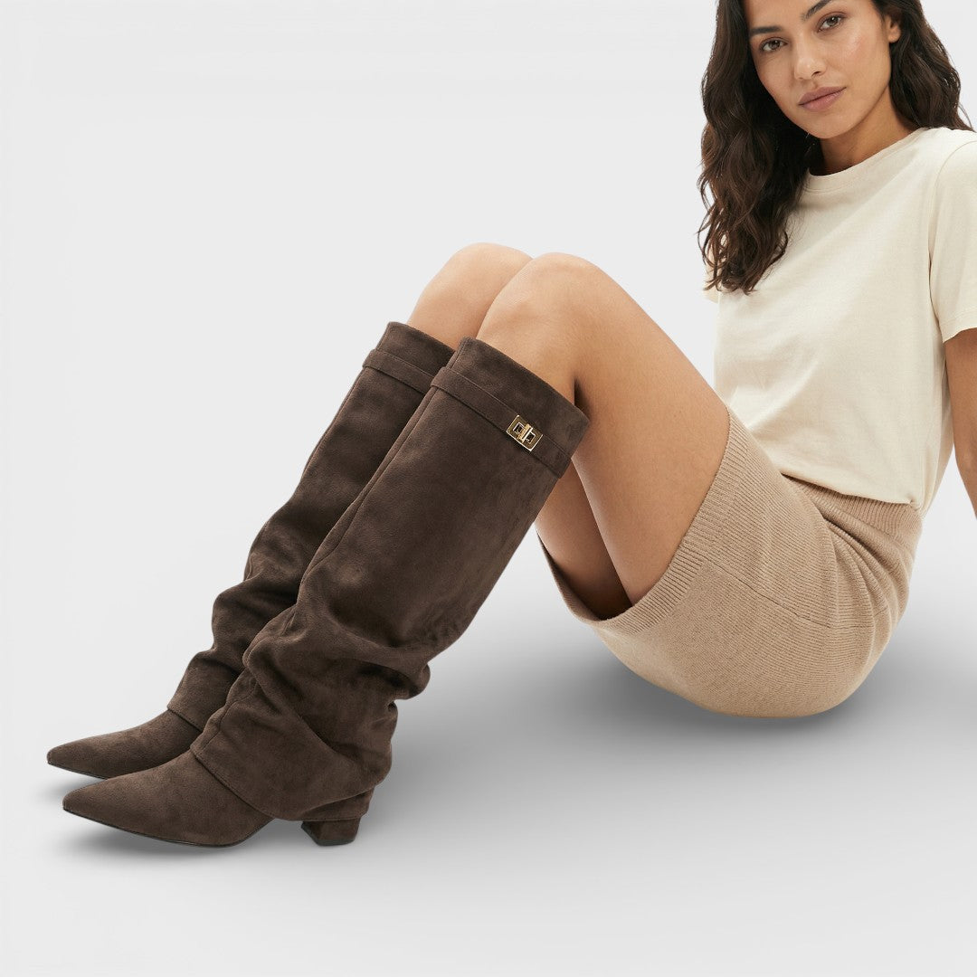 Botas Altas Mujer Puntera Fina