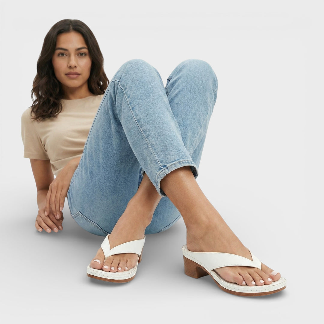 Sandalias Ortopédicas Tacón Bajo Mujer