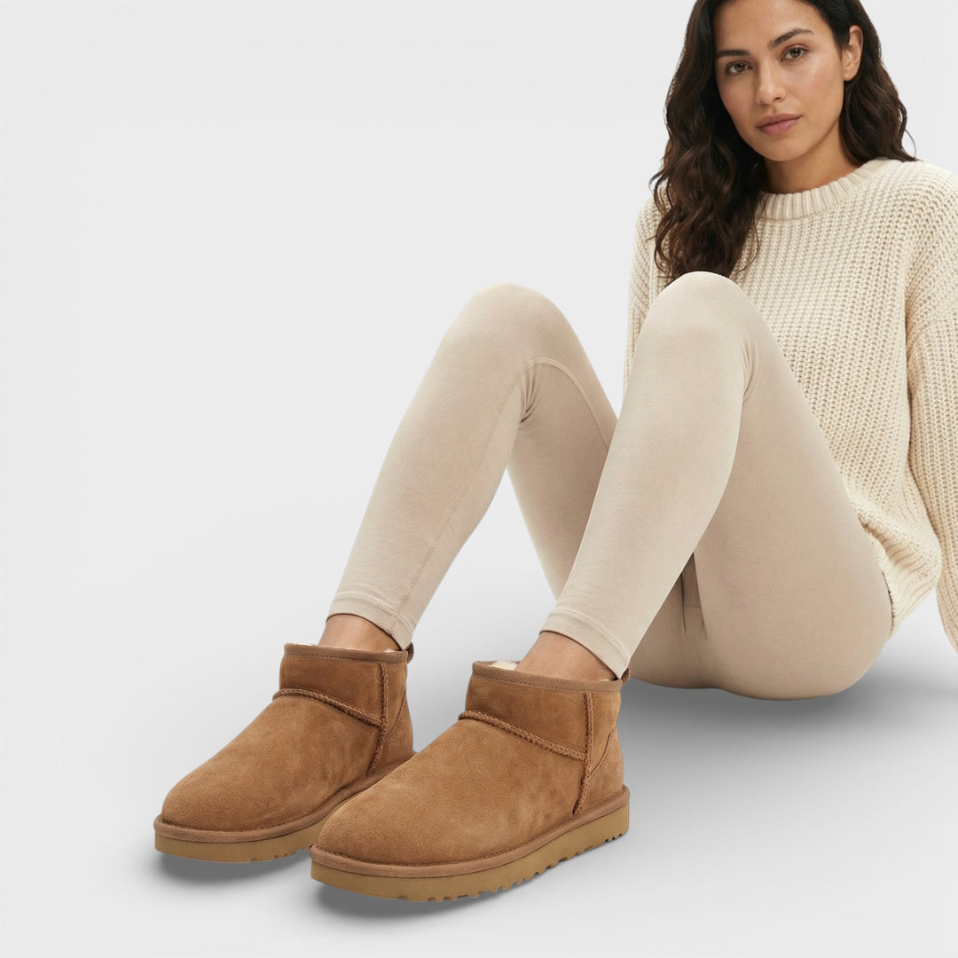 Botas de Invierno de Ante Forradas