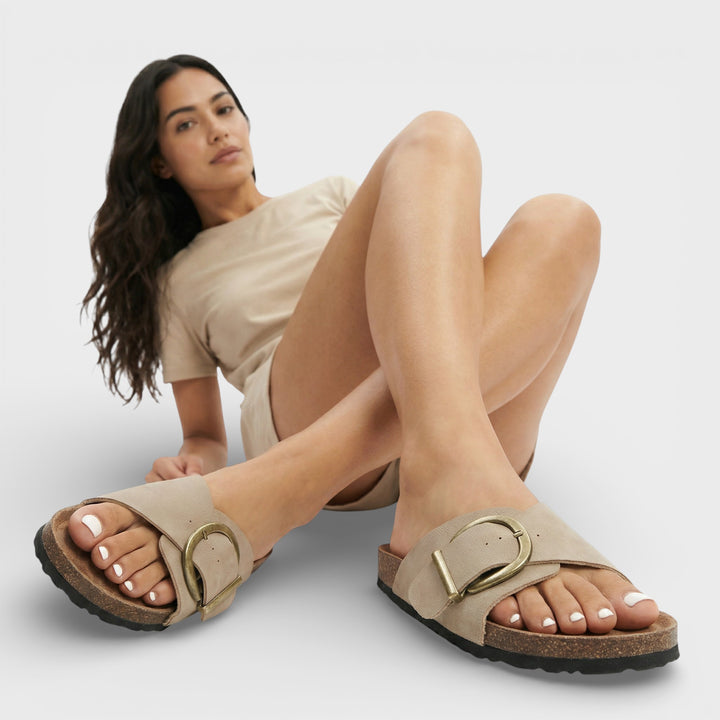 Sandalias Bio Hebillas Mujer Cómodas