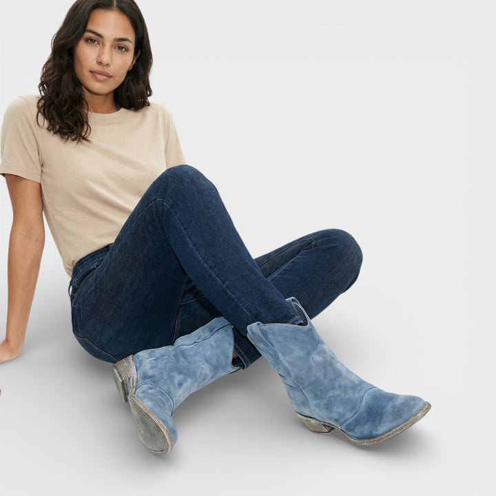 Botines Cowboy Vintage Mujer