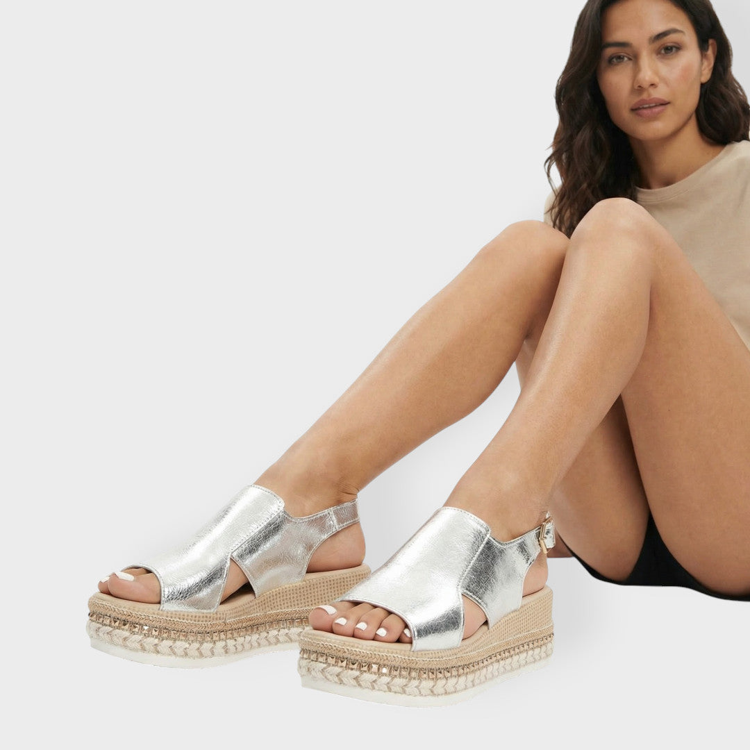 Sandalias Cómodas Mujer Cuña