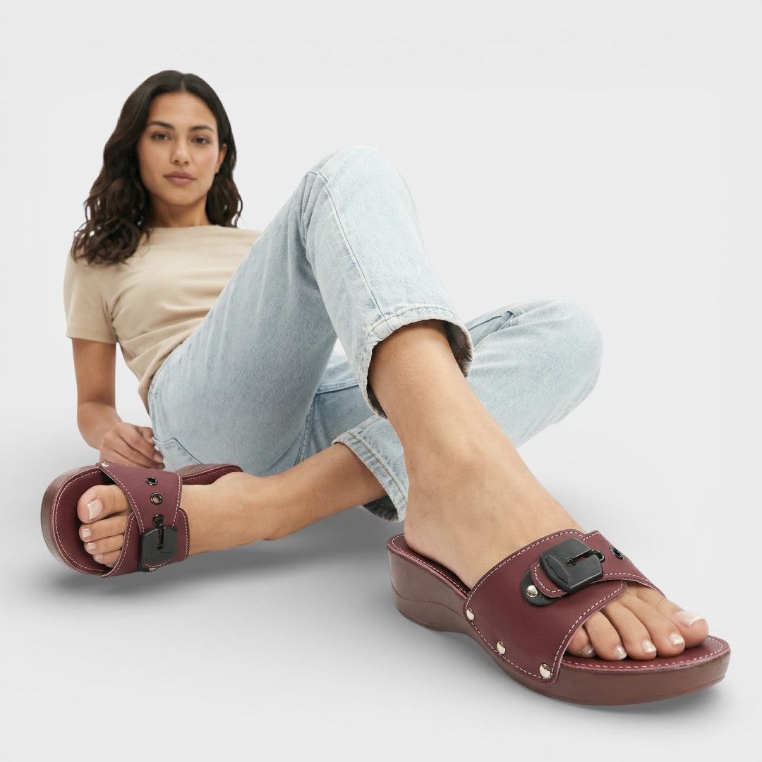 Sandalias Cuña Elegantes Mujer