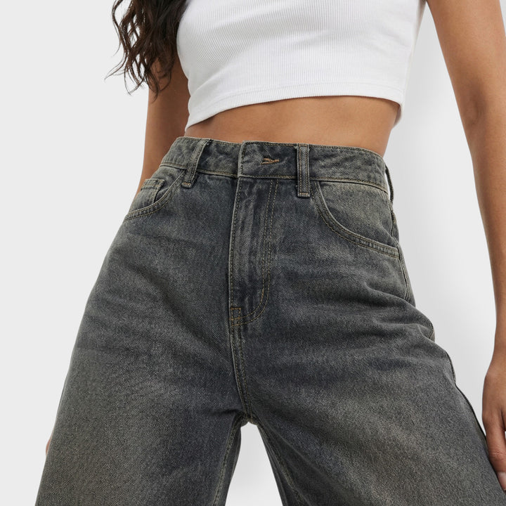 Vaqueros Baggy Mujer Pierna Ancha