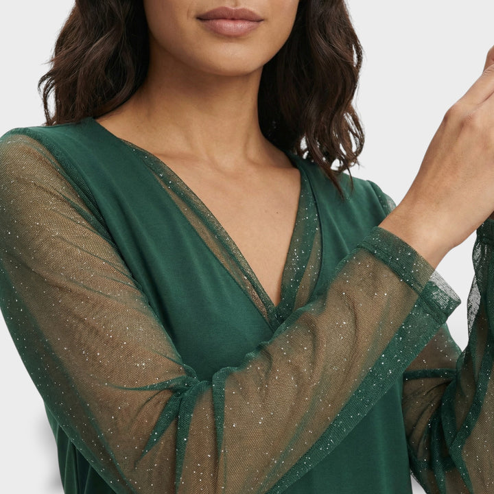 Vestido Midi Elegante Escote En V