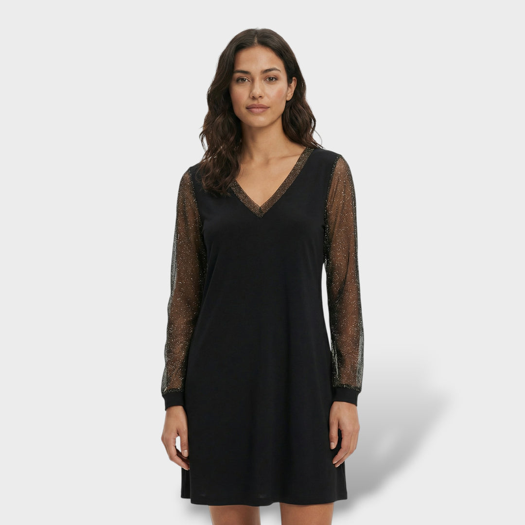 Vestido Midi Elegante Escote En V