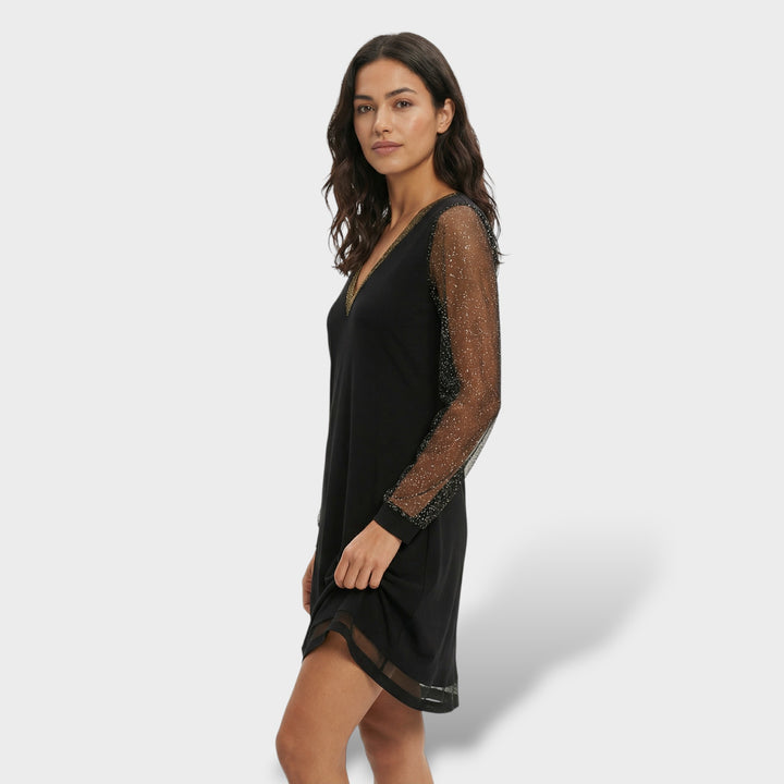 Vestido Midi Elegante Escote En V