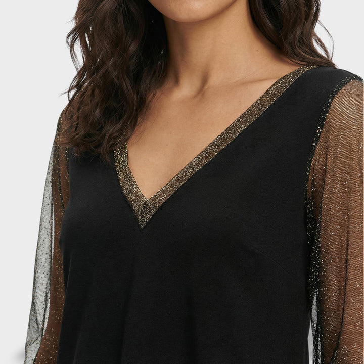 Vestido Midi Elegante Escote En V