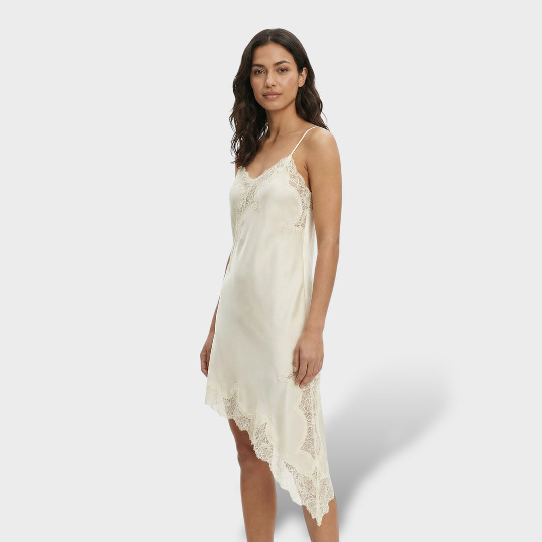 Vestido Mini Encaje Espalda Descubierta