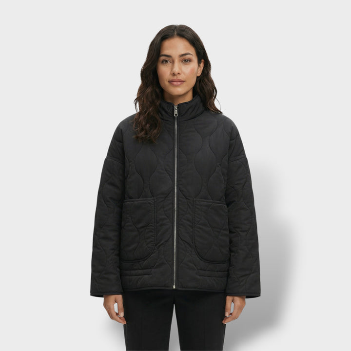 Chaqueta Acolchada Mujer Cuello Alto