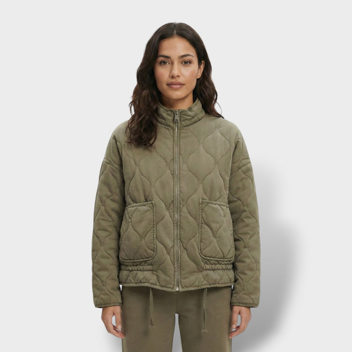 Chaqueta Acolchada Mujer Cuello Alto