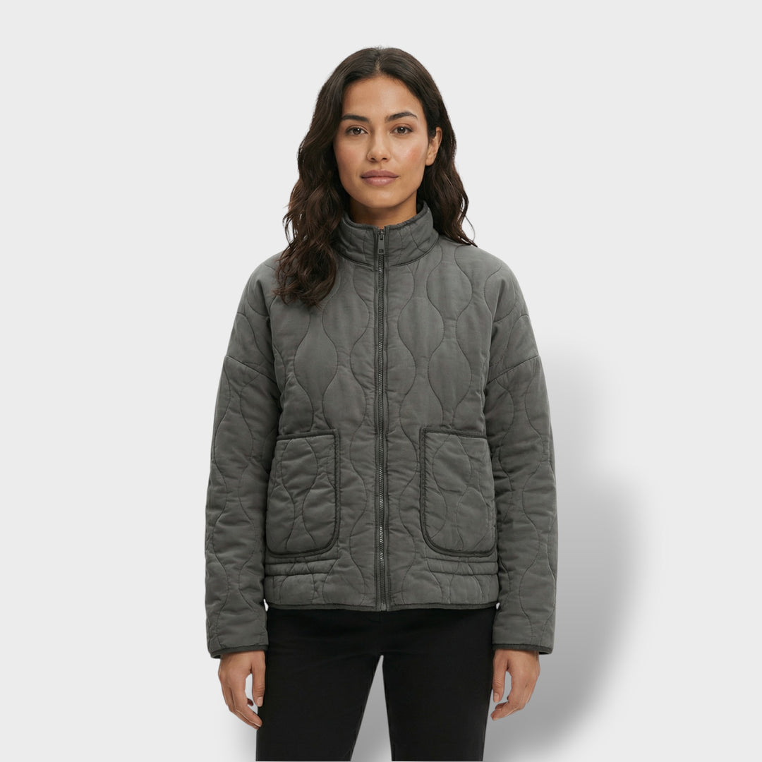 Chaqueta Acolchada Mujer Cuello Alto