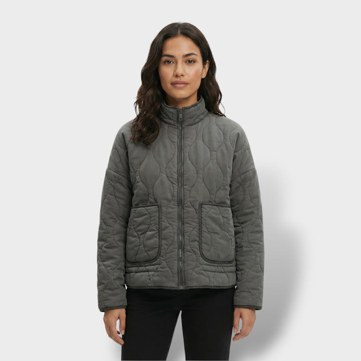 Chaqueta Acolchada Mujer Cuello Alto