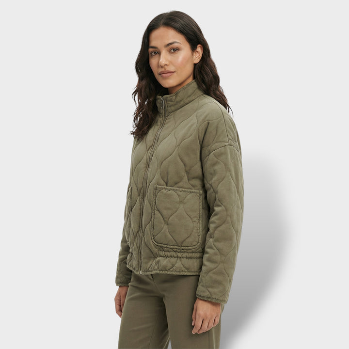 Chaqueta Acolchada Mujer Cuello Alto