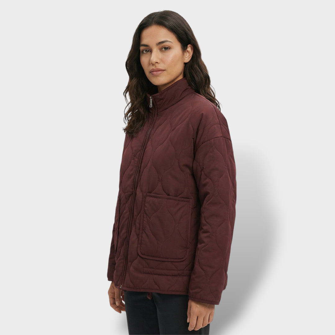 Chaqueta Acolchada Mujer Cuello Alto