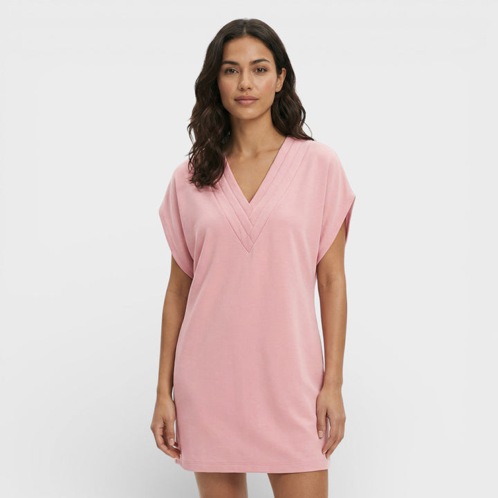 Vestido Elegante Mangas Abertas Mujer