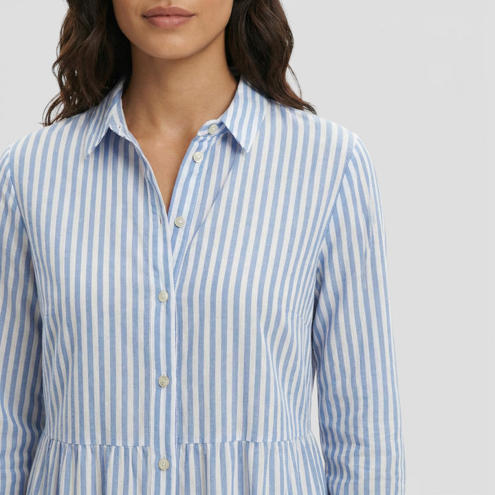 Vestido Midi Rayas Mujer Fluido