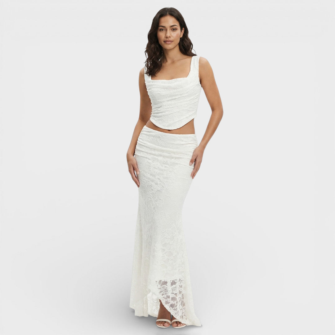 Conjunto Invitada Mujer Top Falda