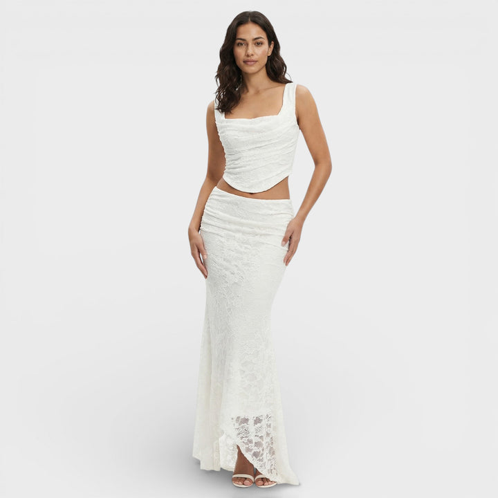 Conjunto Invitada Mujer Top Falda