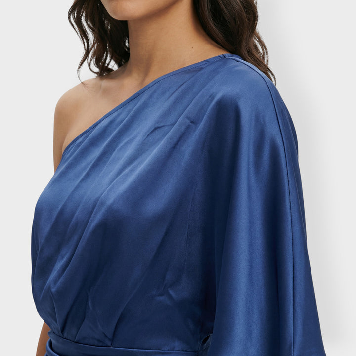 Vestido Fiesta Mujer Un Hombro