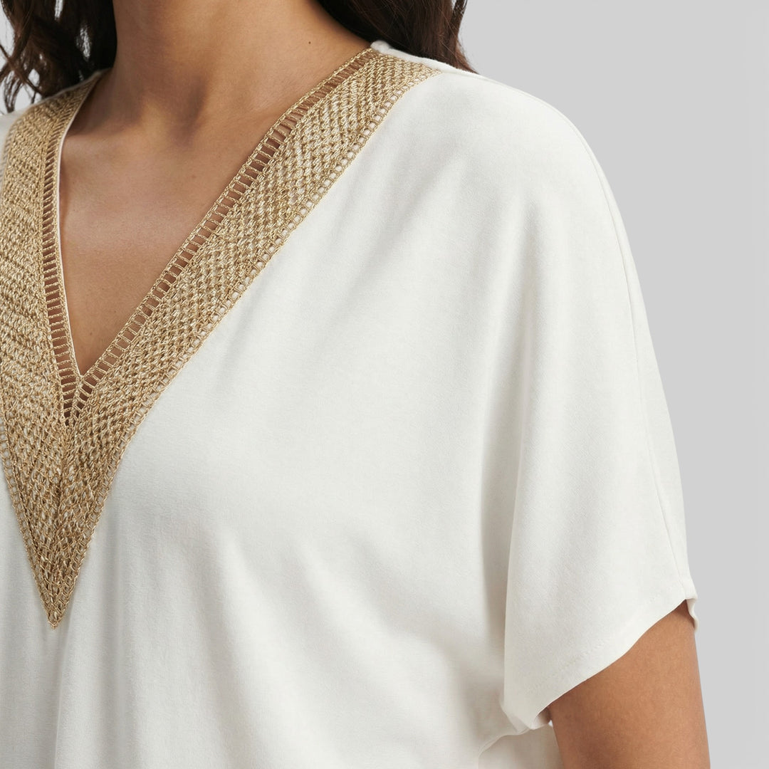 Vestido Escote Pico Ajuste Favorecedor