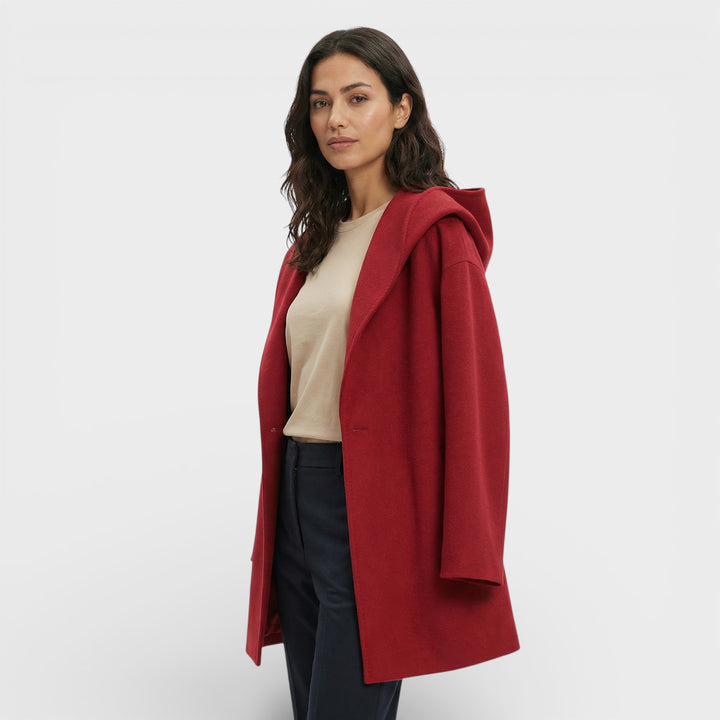 Abrigo Oversize Corto Un Botón