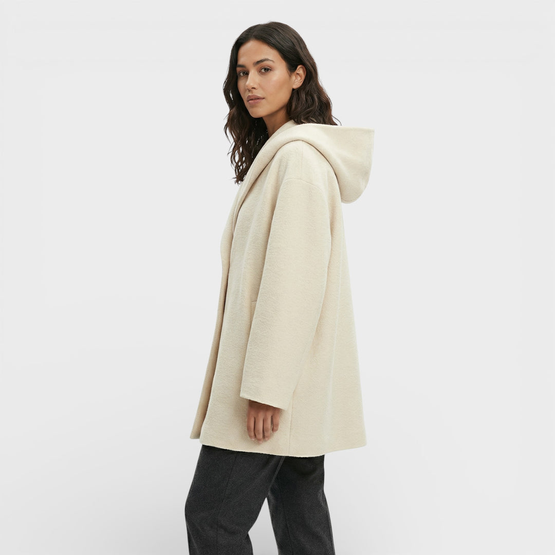 Abrigo Oversize Corto Un Botón