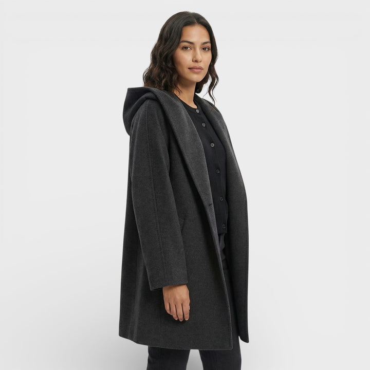 Abrigo Oversize Corto Un Botón