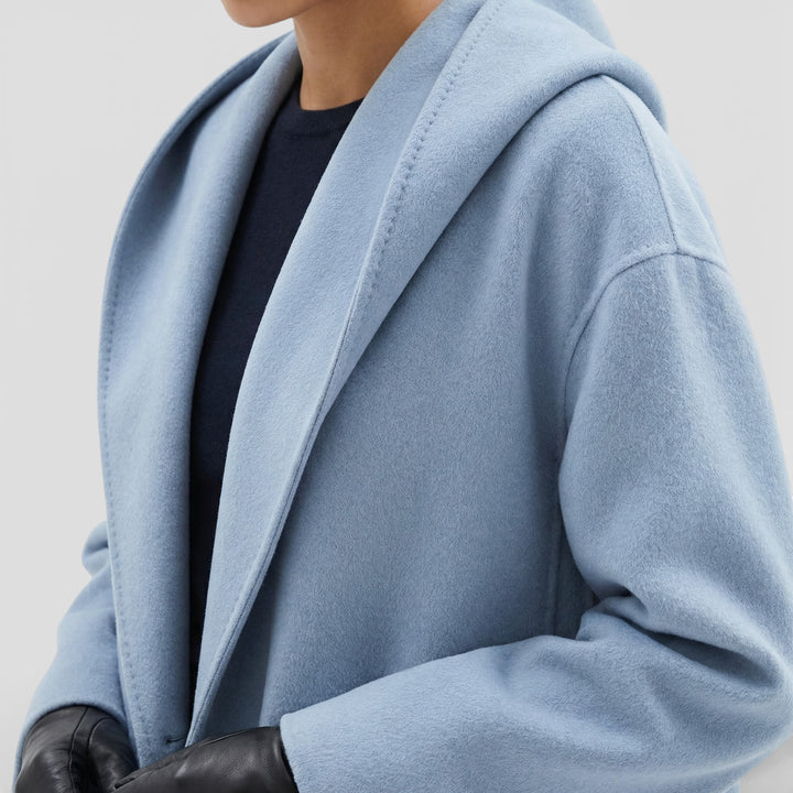 Abrigo Oversize Corto Un Botón