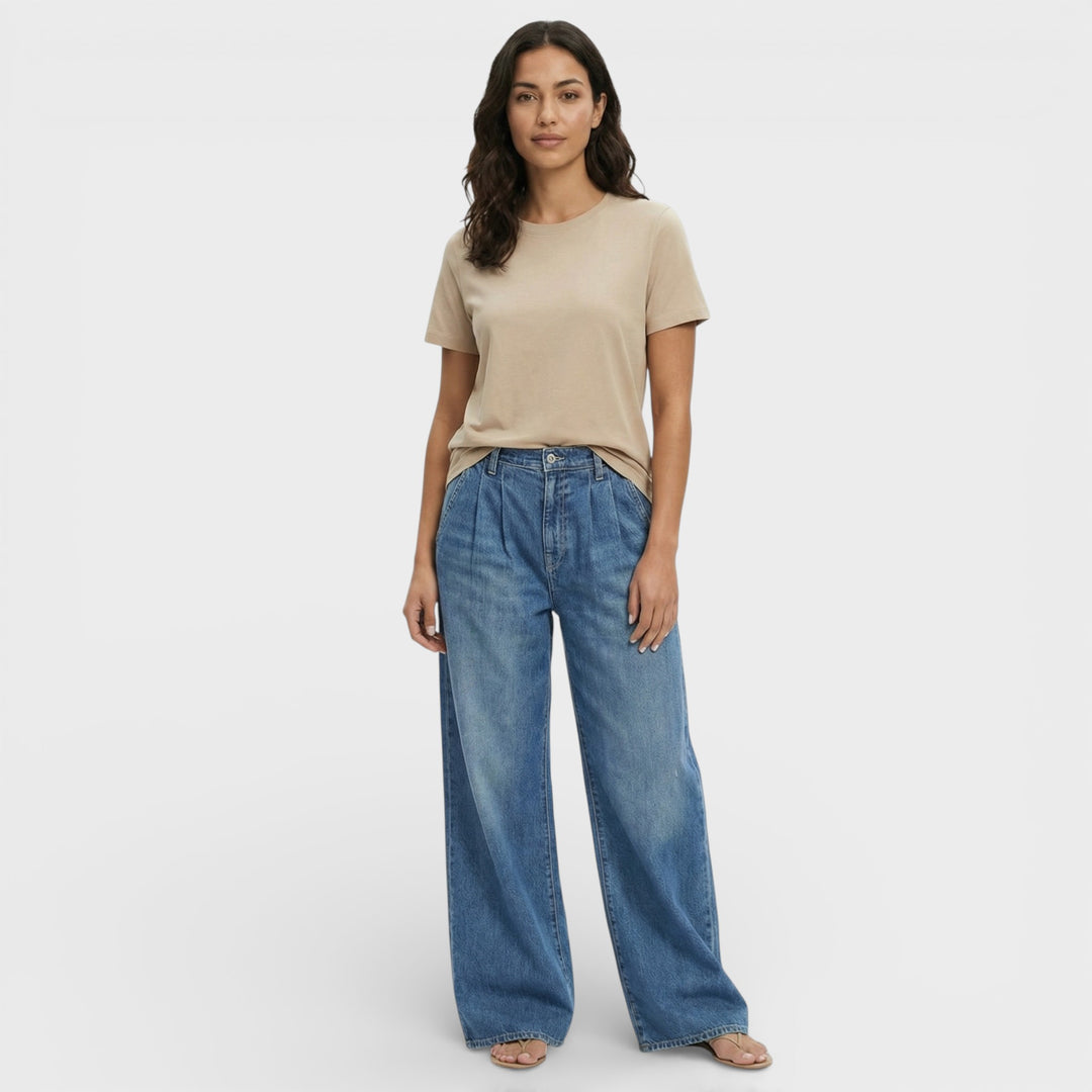 Vaqueros Mujer Corte Ancho