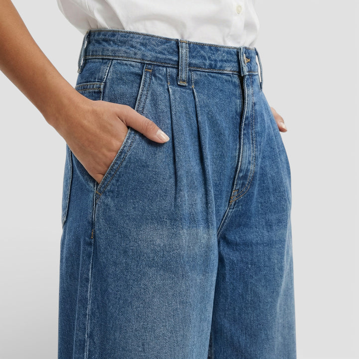 Vaqueros Mujer Corte Ancho