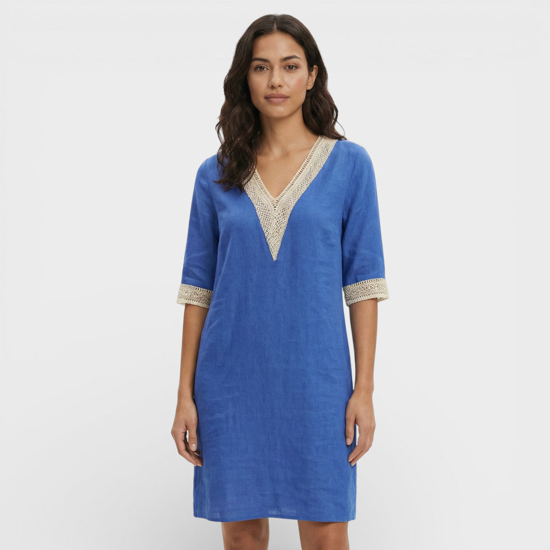 Vestido Midi Ligero Mujer Elegante