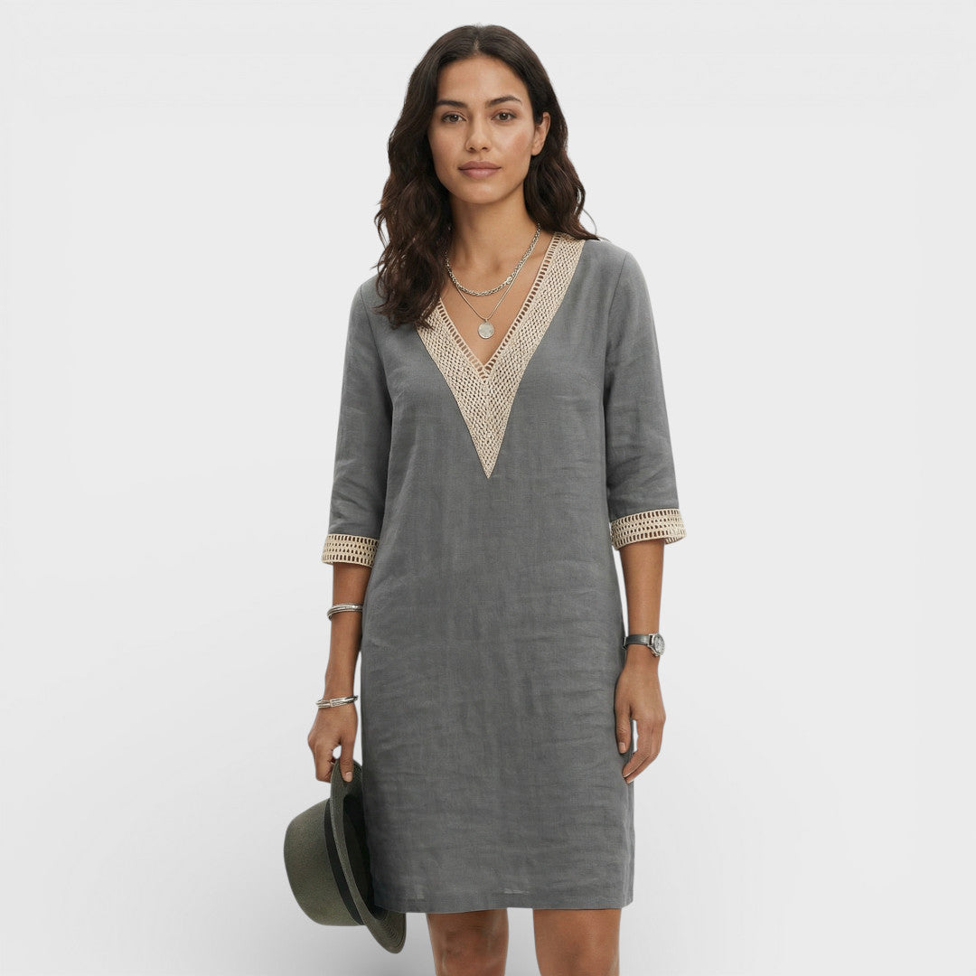 Vestido Midi Ligero Mujer Elegante