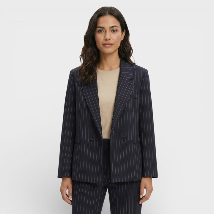 Blazer Elegante Rayas Mujer